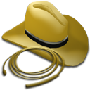 Hat and Whip icon